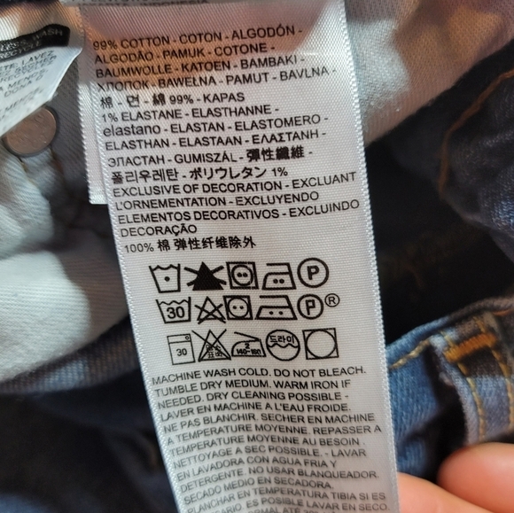 Levi's 511 Straight Leg Midwash Men's Jeans Size 31/32 - Picture 6 of 13